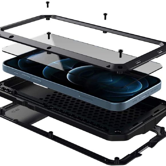 Shockproof Metal Case for iPhone 11 PRO MAX Gorilla Heavy Duty 360 Cover Gold - Picture 11 of 12